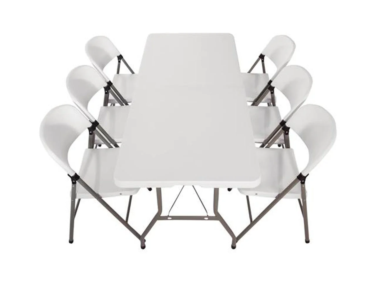 Table and chairs event setup